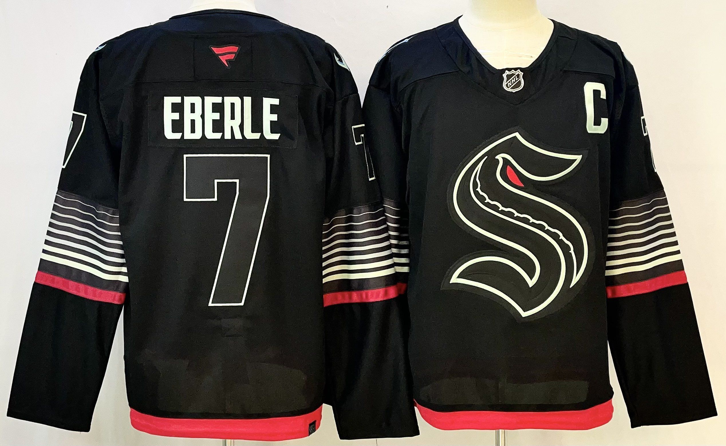 Men Seattle Kraken #7 Eberle Black 2026 Adidias NHL Jersey style 001->more nhl jerseys->NHL Jersey